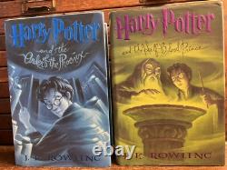 Ensemble de 13 livres HARRY POTTER Série complète (1-7) par JK Rowling HC/DJ + 6 BONUS