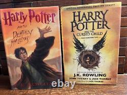 Ensemble de 13 livres HARRY POTTER Série complète (1-7) par JK Rowling HC/DJ + 6 BONUS