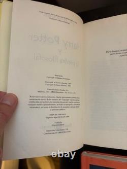 Ensemble de 4 Harry Potter en espagnol (en espagnol) Années 1, 2, 3, 6 mélange HC/PB/VG à FINE