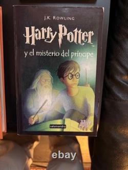 Ensemble de 4 Harry Potter en espagnol (en espagnol) Années 1, 2, 3, 6 mélange HC/PB/VG à FINE