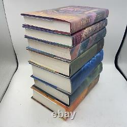 Ensemble de livres Harry Potter 1 à 7 JK Rowling Relié avec jaquettes de protection Éditions originales