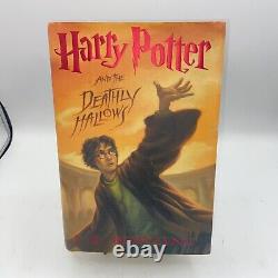 Ensemble de livres Harry Potter 1 à 7 JK Rowling Relié avec jaquettes de protection Éditions originales