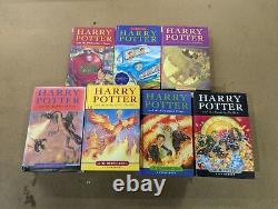 Ensemble de livres Harry Potter Bloomsbury 1 PB & 6 HC UK Complet 1-7