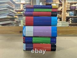 Ensemble de livres Harry Potter Bloomsbury Raincoast 1 PB & 6 HC UK Complet 1-7