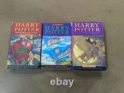 Ensemble de livres Harry Potter Bloomsbury Raincoast 1 PB & 6 HC UK Complet 1-7