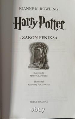 Ensemble de livres Harry Potter POLONAIS JK Rowling Pologne Importation complète 2006 TPB