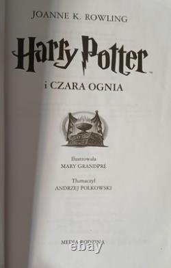 Ensemble de livres Harry Potter POLONAIS JK Rowling Pologne Importation complète 2006 TPB