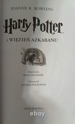 Ensemble de livres Harry Potter POLONAIS JK Rowling Pologne Importation complète 2006 TPB