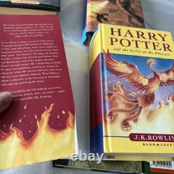 Ensemble de livres Harry Potter Relié 1-7 Couvertures originales complètes Bloomsbury Vintage