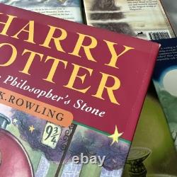 Ensemble de livres Harry Potter Relié 1-7 Couvertures originales complètes Bloomsbury Vintage