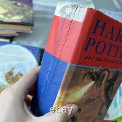 Ensemble de livres Harry Potter Relié 1-7 Couvertures originales complètes Bloomsbury Vintage