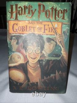 Ensemble de livres Harry Potter complet 1-7 relié avec jaquettes de protection