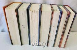 Ensemble de livres Harry Potter complet en édition reliée avec jaquette, lot 1-7, 1ère édition américaine