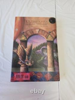 Ensemble de livres Harry Potter complet en édition reliée avec jaquette, lot 1-7, 1ère édition américaine