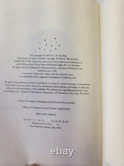 Ensemble de livres Harry Potter complet en édition reliée avec jaquette, lot 1-7, 1ère édition américaine