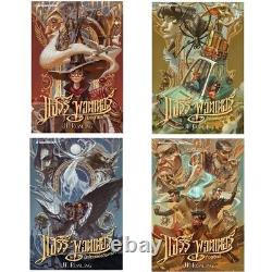 Ensemble de livres Harry Potter en couverture rigide, la série complète en boîte 1-7 + 8 cartes postales GRATUITES