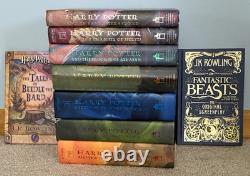 Ensemble de livres Harry Potter en édition reliée 1-7 complète première édition américaine JK Rowling