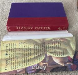 Ensemble de livres Harry Potter en édition reliée 1-7 complète première édition américaine JK Rowling