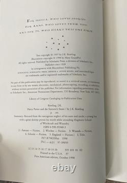 Ensemble de livres Harry Potter en édition reliée 1-7 complète première édition américaine JK Rowling