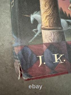 Ensemble de livres Harry Potter en édition reliée complète avec jaquette, lot 1-7, première édition américaine.