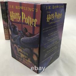 Ensemble de livres Harry Potter en édition reliée, ensemble complet 1-7 et Le Conte des Bardes, J.K. Rowling, en bon état