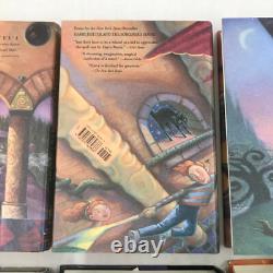 Ensemble de livres Harry Potter en édition reliée, ensemble complet 1-7 et Le Conte des Bardes, J.K. Rowling, en bon état