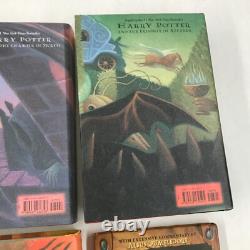 Ensemble de livres Harry Potter en édition reliée, ensemble complet 1-7 et Le Conte des Bardes, J.K. Rowling, en bon état