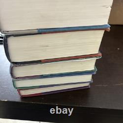 Ensemble de livres en couverture rigide Harry Potter complet, tomes 1-7, première édition américaine, Rowling, VG
