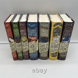 Ensemble de livres en dur de l'art de bande dessinée complet de Harry Potter 1-7 de J. K. Rowling
