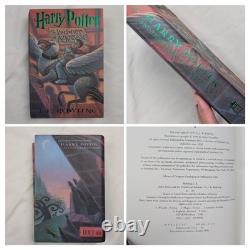 Ensemble de livres en dur de la série complète Harry Potter 1-7, première édition américaine