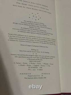 Ensemble de livres en dur de la série complète Harry Potter 1-7, première édition américaine, état très bon.