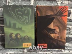Ensemble de livres en dur de la série complète Harry Potter 1-7, première édition américaine, état très bon.
