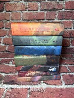 Ensemble de livres reliés Harry Potter complet Lot Livres 1-7