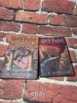 Ensemble de livres reliés Harry Potter complet Lot Livres 1-7