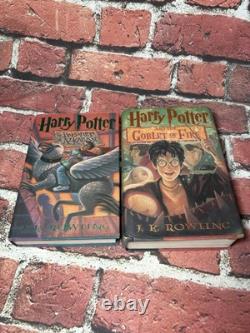 Ensemble de livres reliés Harry Potter complet Lot Livres 1-7