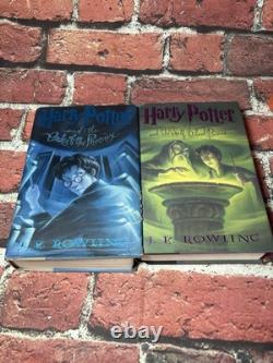 Ensemble de livres reliés Harry Potter complet Lot Livres 1-7