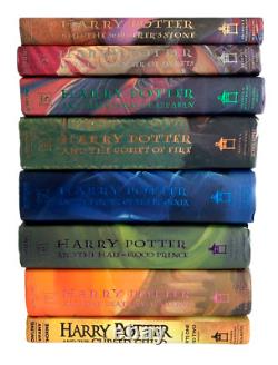 Ensemble de livres reliés Harry Potter, éditions originales, ensemble complet 1 à 7 + L'Enfant Maudit