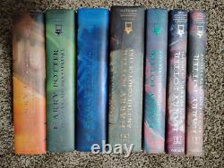Ensemble de livres reliés de la première édition américaine complète de Harry Potter 1-7 J.K. Rowling
