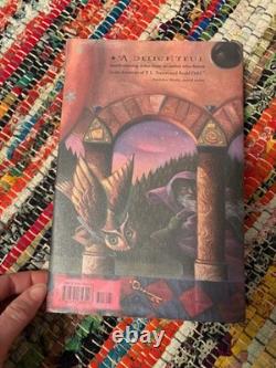 Ensemble de premières éditions en couverture rigide de Harry Potter 1-7 avec des impressions correspondantes de Beedle le Barde