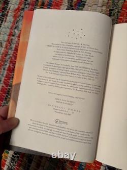 Ensemble de premières éditions en couverture rigide de Harry Potter 1-7 avec des impressions correspondantes de Beedle le Barde