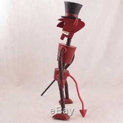 Figurine Complète Complète De Futurama Robot Devil Construite Par Toynami