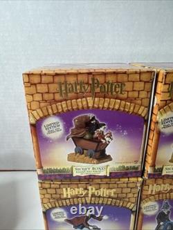 Figurines de la boîte secrète de Harry Potter par Department 56 Ensemble complet Année 2000