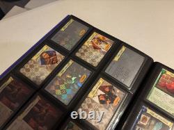 Grande collection Harry Potter TCG, ensembles complets, cartes HOLO, cartes brillantes, promos, état NM++++