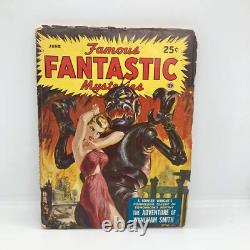 H. P. Lovecraft Mystères Fantastiques Célèbres Magazine Pulp Juin 1950