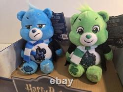 HARRY POTTER 25e ANNIVERSAIRE ENSEMBLE COMPLET DE 4 OURSONS CARE BEAR AVEC BOÎTE DE PRÉSENTATION