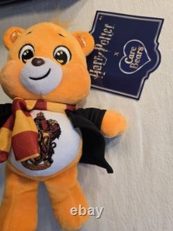 HARRY POTTER 25e ANNIVERSAIRE ENSEMBLE COMPLET DE 4 OURSONS CARE BEAR AVEC BOÎTE DE PRÉSENTATION