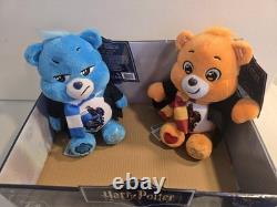 HARRY POTTER 25e ANNIVERSAIRE ENSEMBLE COMPLET DE 4 OURSONS CARE BEAR AVEC BOÎTE DE PRÉSENTATION