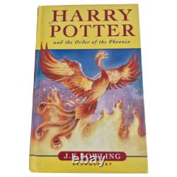 HARRY POTTER Coffret complet 1-7 Bloomsbury 6 reliures rigides 4x PREMIÈRE ÉDITION ERREUR OWL