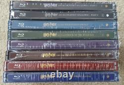 HARRY POTTER Collection complète 8 Steelbook 16 Blu-ray Import FLAQUES MINIMES À LIRE