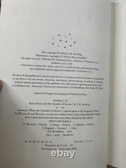 HARRY POTTER Ensemble Complet 1-8 1ère Éd 5-8 Sont des Reliures Rigides de Première Impression Plus Extras